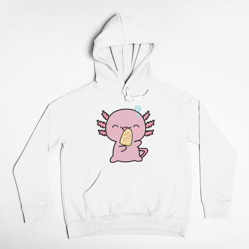 Hoodie Ajolote Comiendo Elote Con Chile Xo The Monster