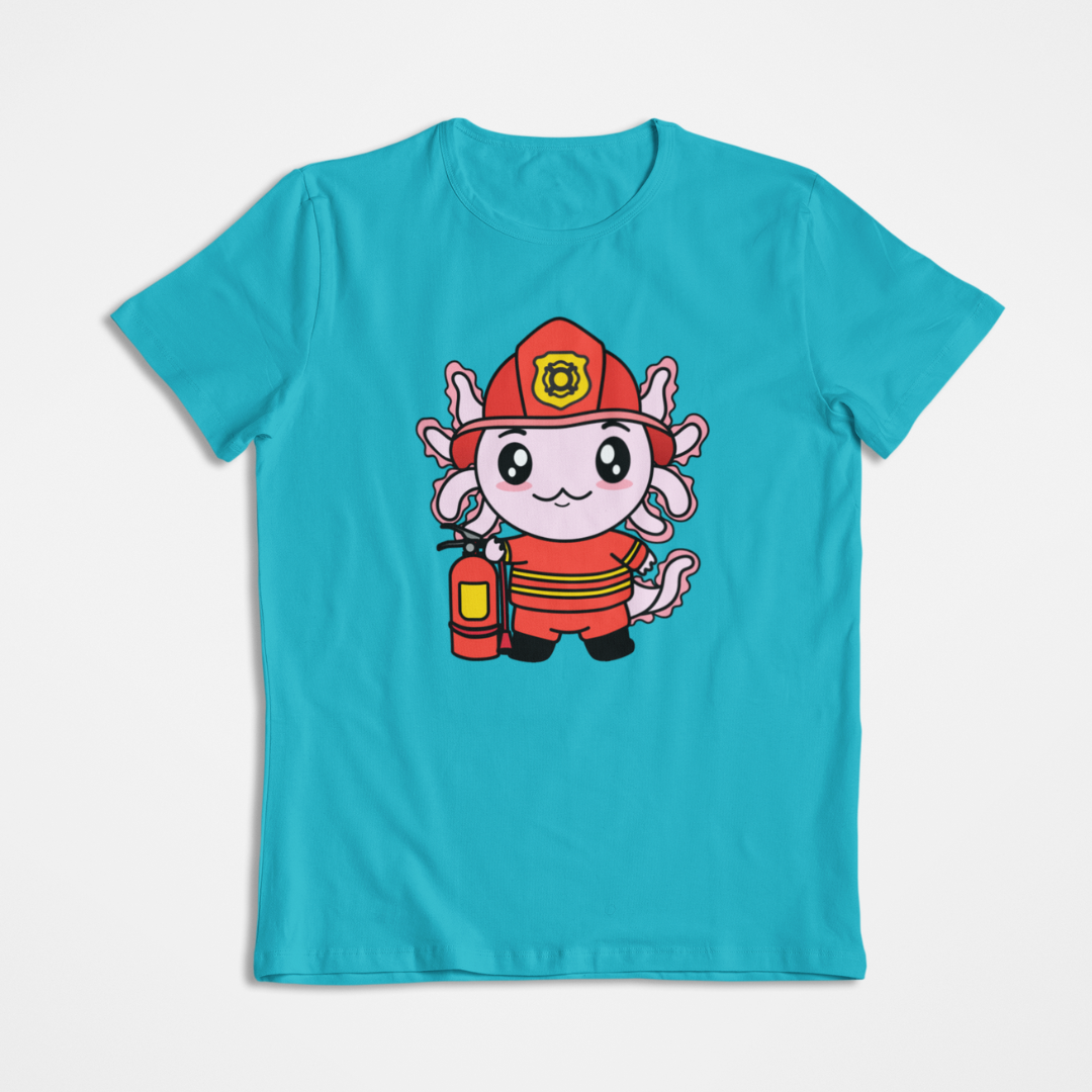 Playera Axolotzin Bombero Ajolote