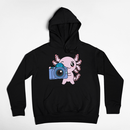 Hoodie Axolotzin Fotografo Ajolote Unisex