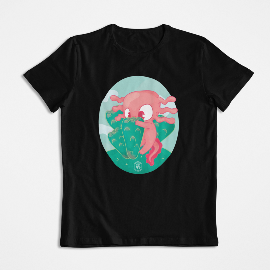 Playera Ajolotito Nopalito Mirari Chan