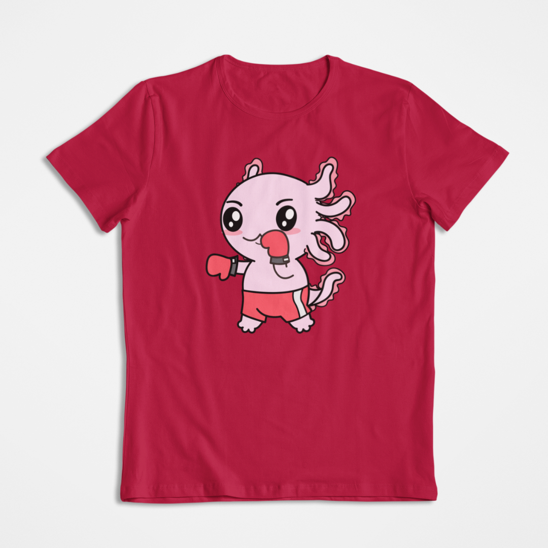 Playera Axolotzin Boxeador Ajolote