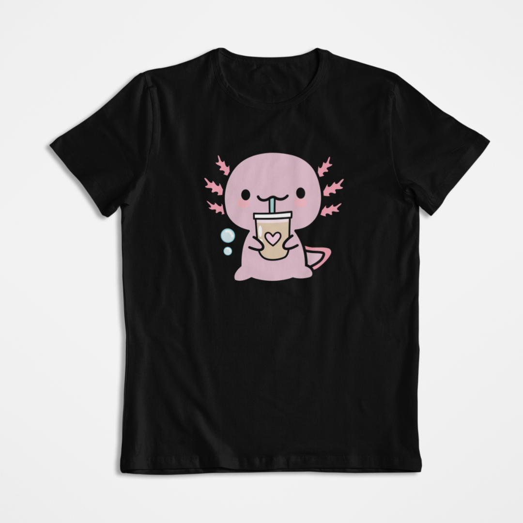 Playera Ajolote Bebiendo Xo The Monster