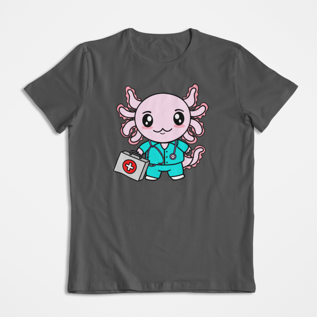 Playera Axolotzin Enfermero Ajolote