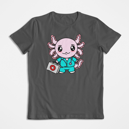 Playera Axolotzin Enfermero Ajolote