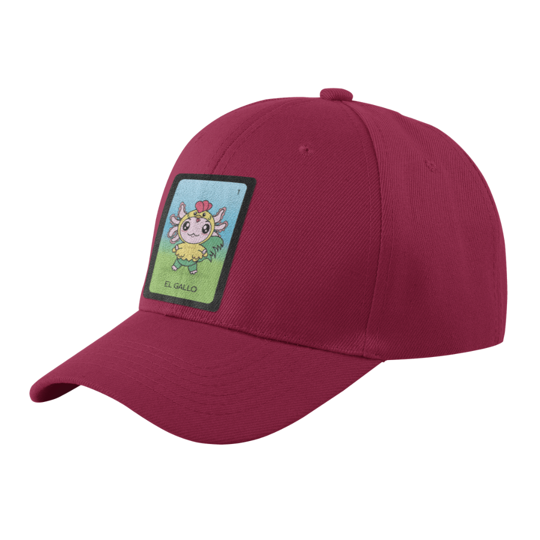 Gorra Unisex Curva Axoloteria El Gallo Ajolote