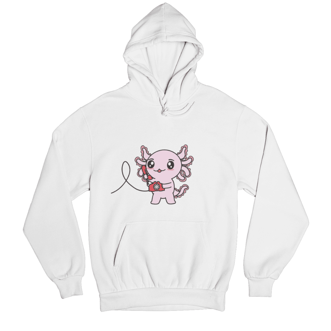 Hoodie Axolotzin Telefono Ajolote Unisex