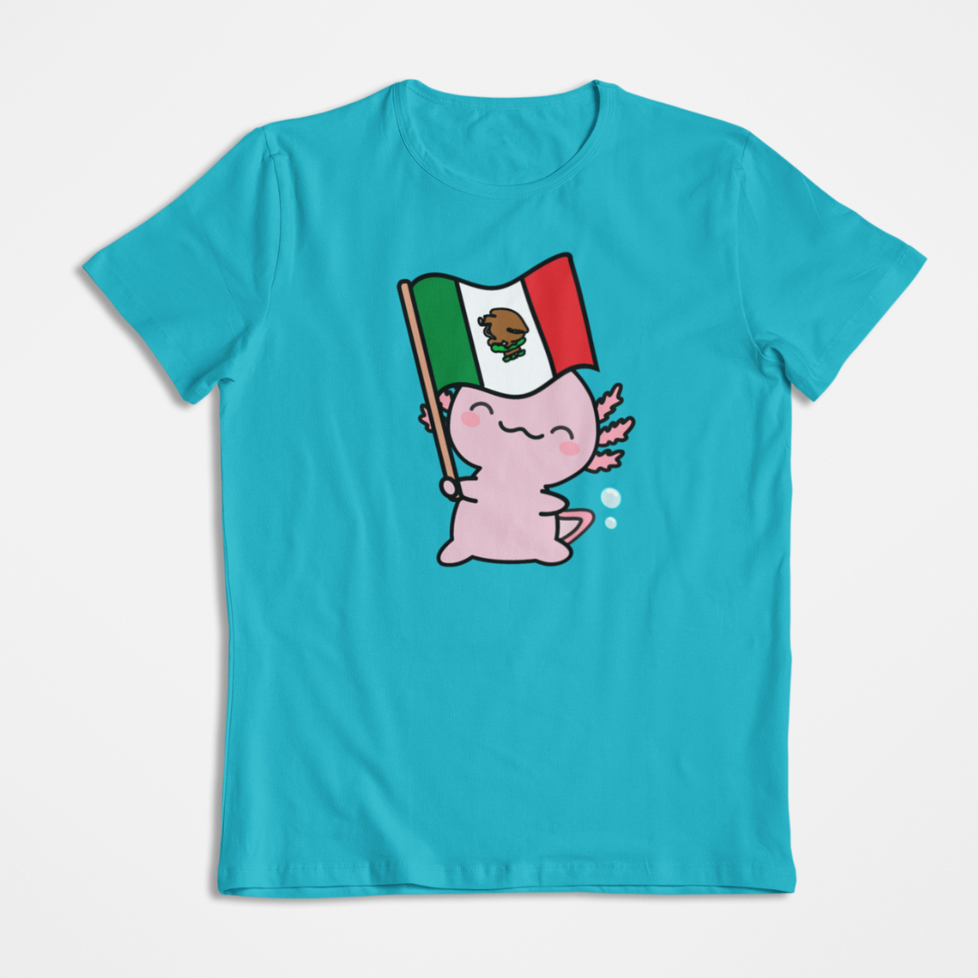 Playera Ajolote Y Su Bandera Xo The Monster