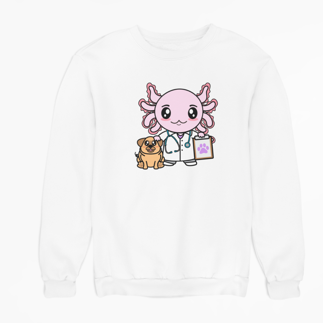 Sudadera Axolotzin Veterinario Ajolote Unisex