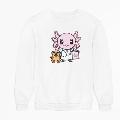 Sudadera Axolotzin Veterinario Ajolote Unisex