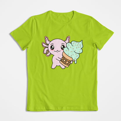 Playera Axolotzin Helado Ajolote