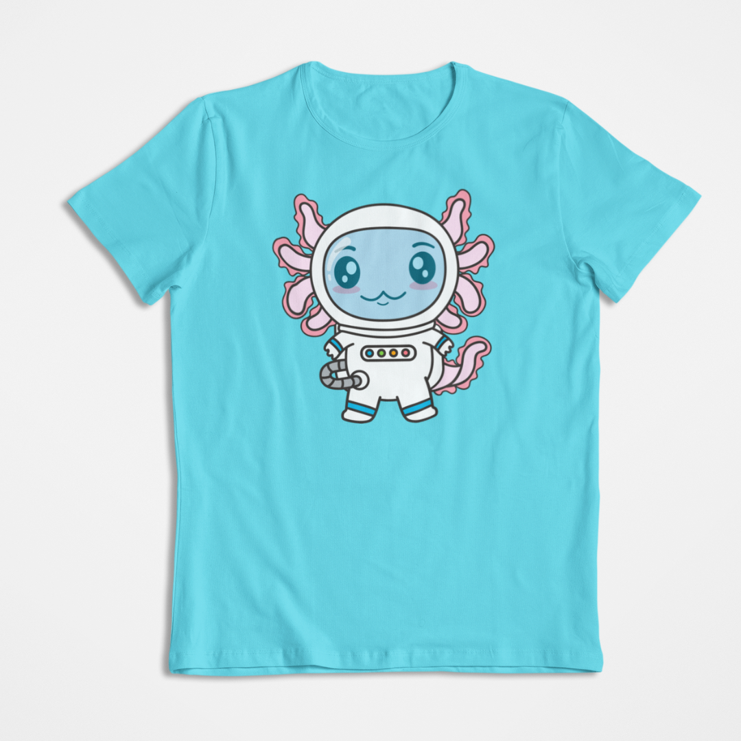 Playera Axolotzin Astronauta Ajolote