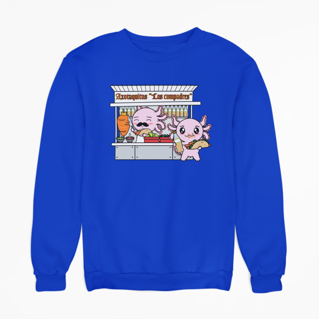 Sudadera Axolotzin Puesto De Tacos Ajolote Unisex