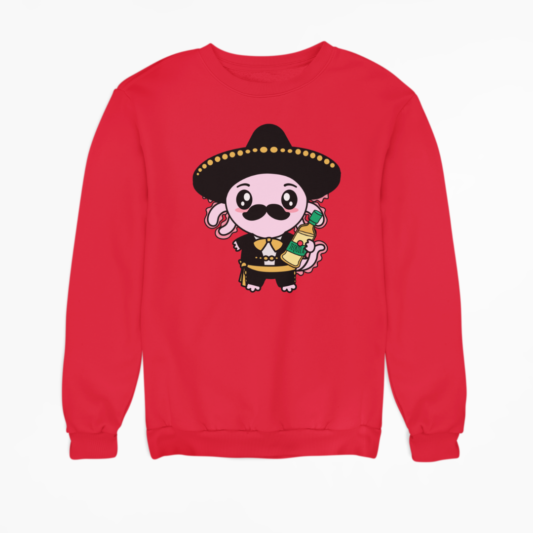 Sudadera Axolotzin Mariachi Ajolote Unisex