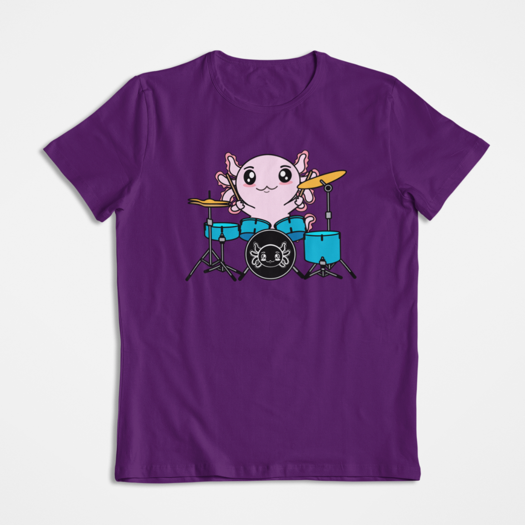 Playera Axolotzin Baterista Ajolote