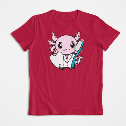 Playera Axolotzin Dentista Ajolote