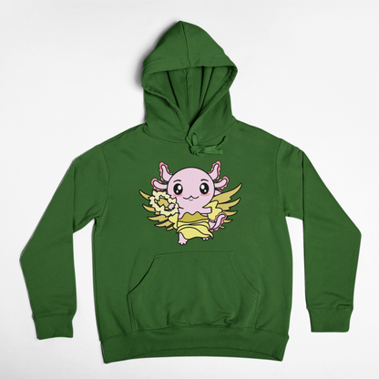 Hoodie Axolotzin Victoria Alada Ajolote Unisex