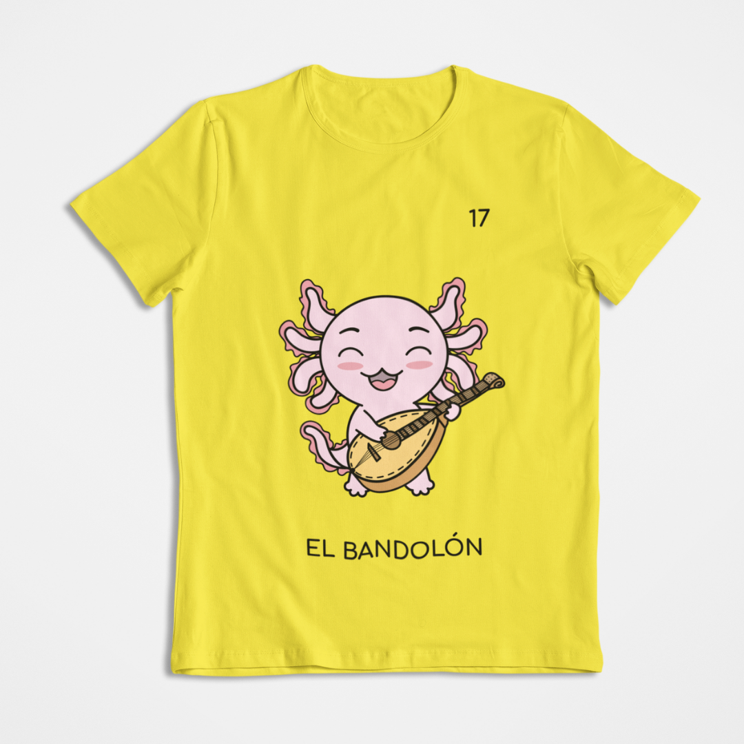 Playera Axoloteria El Bandolon Ajolote