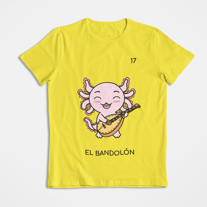 Playera Axoloteria El Bandolon Ajolote