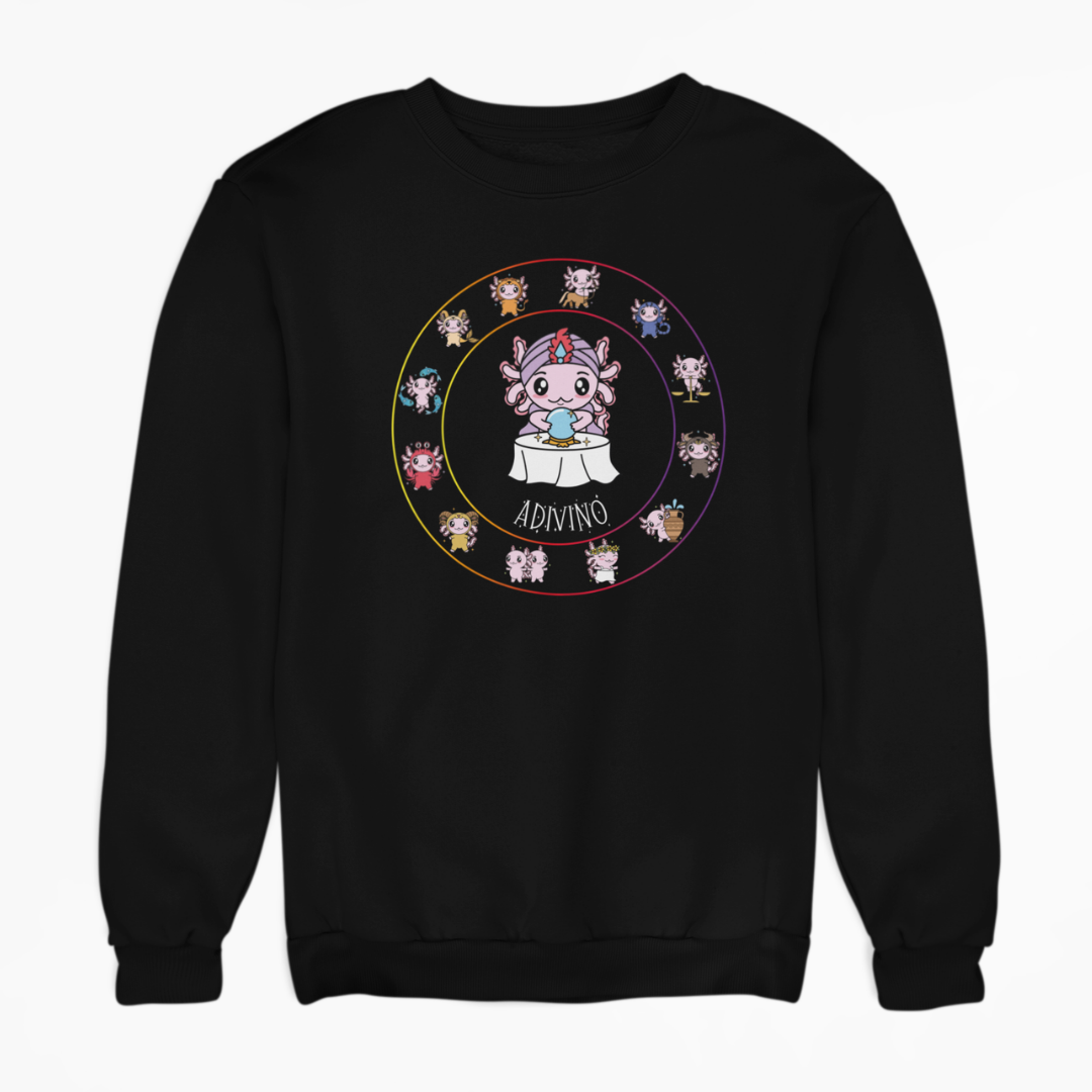 Sudadera Horóscopos Adivino Axolotzin Ajolote Unisex