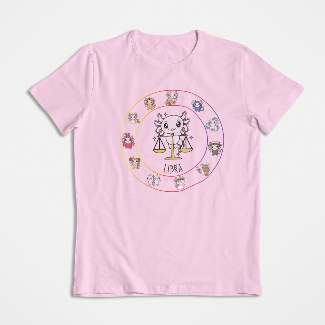 Playera Horoscopos Libra Axolotzin Ajolote