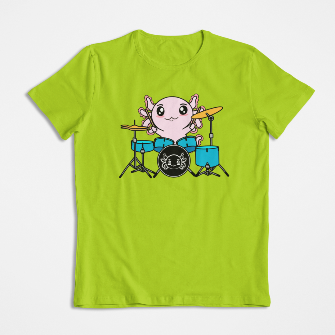 Playera Axolotzin Baterista Ajolote