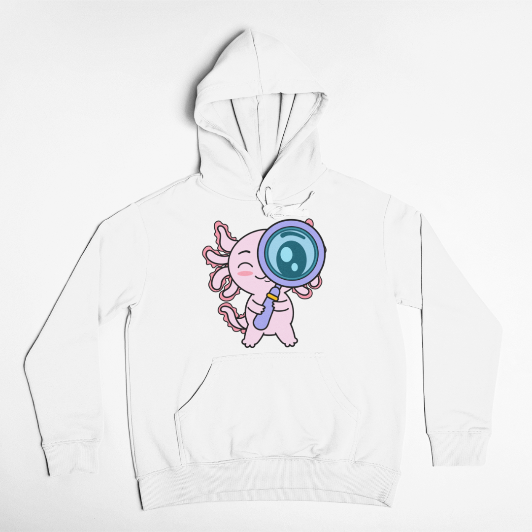 Hoodie Axolotzin Curioso Ajolote Unisex