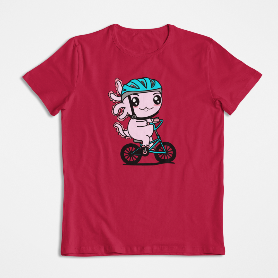 Playera Axolotzin Ciclista Ajolote