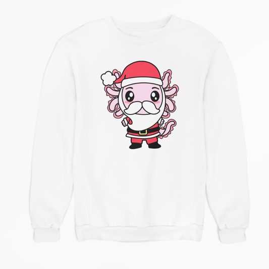 Sudadera Axolotzin Santa Ajolote Unisex