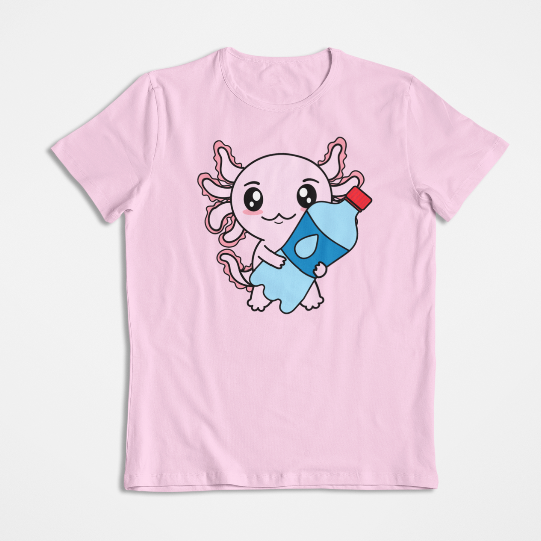 Playera Axolotzin Botella Agua Ajolote