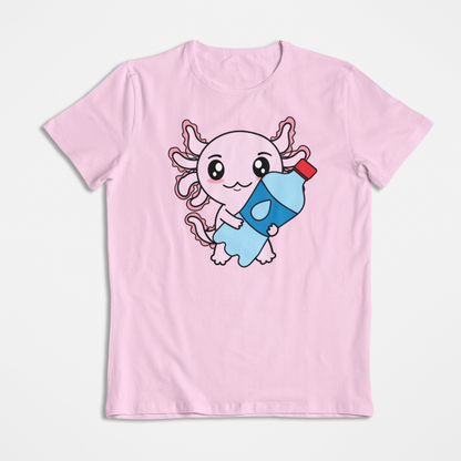 Playera Axolotzin Botella Agua Ajolote