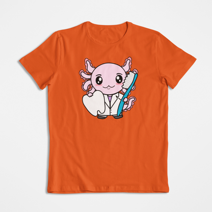 Playera Axolotzin Dentista Ajolote