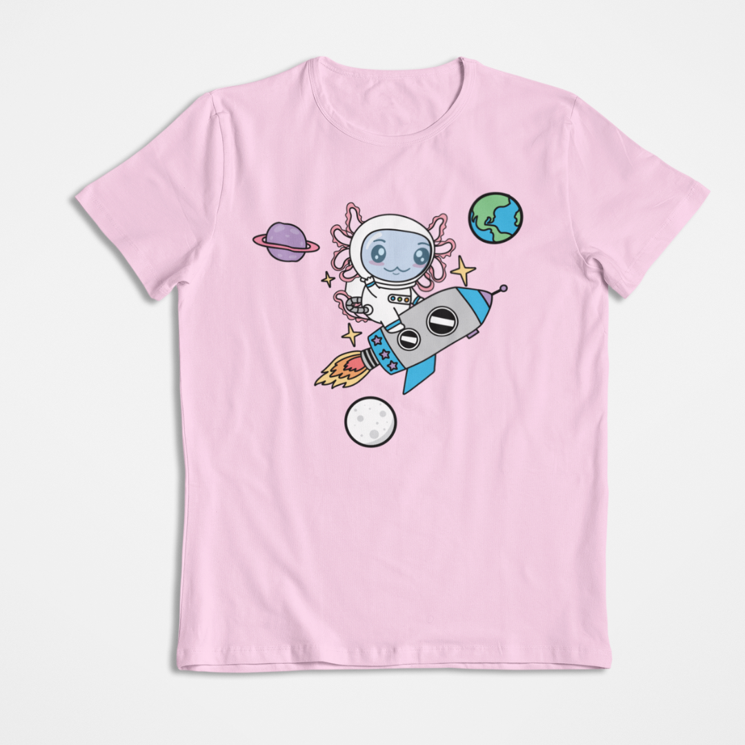 Playera Axolotzin Cohete Ajolote