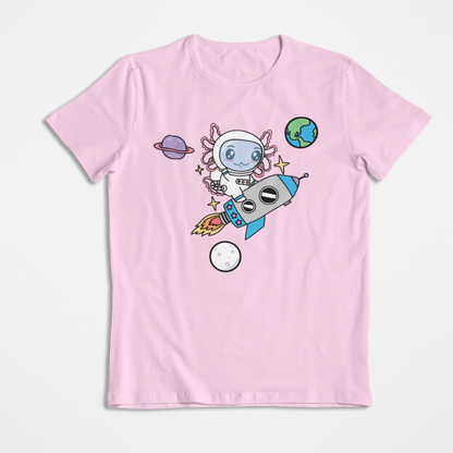Playera Axolotzin Cohete Ajolote
