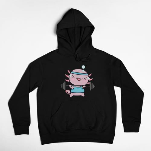Hoodie Ajolote Fitness Xo The Monster