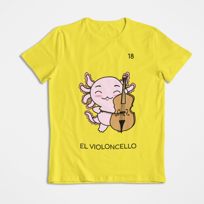 Playera Axoloteria El Violoncello Ajolote
