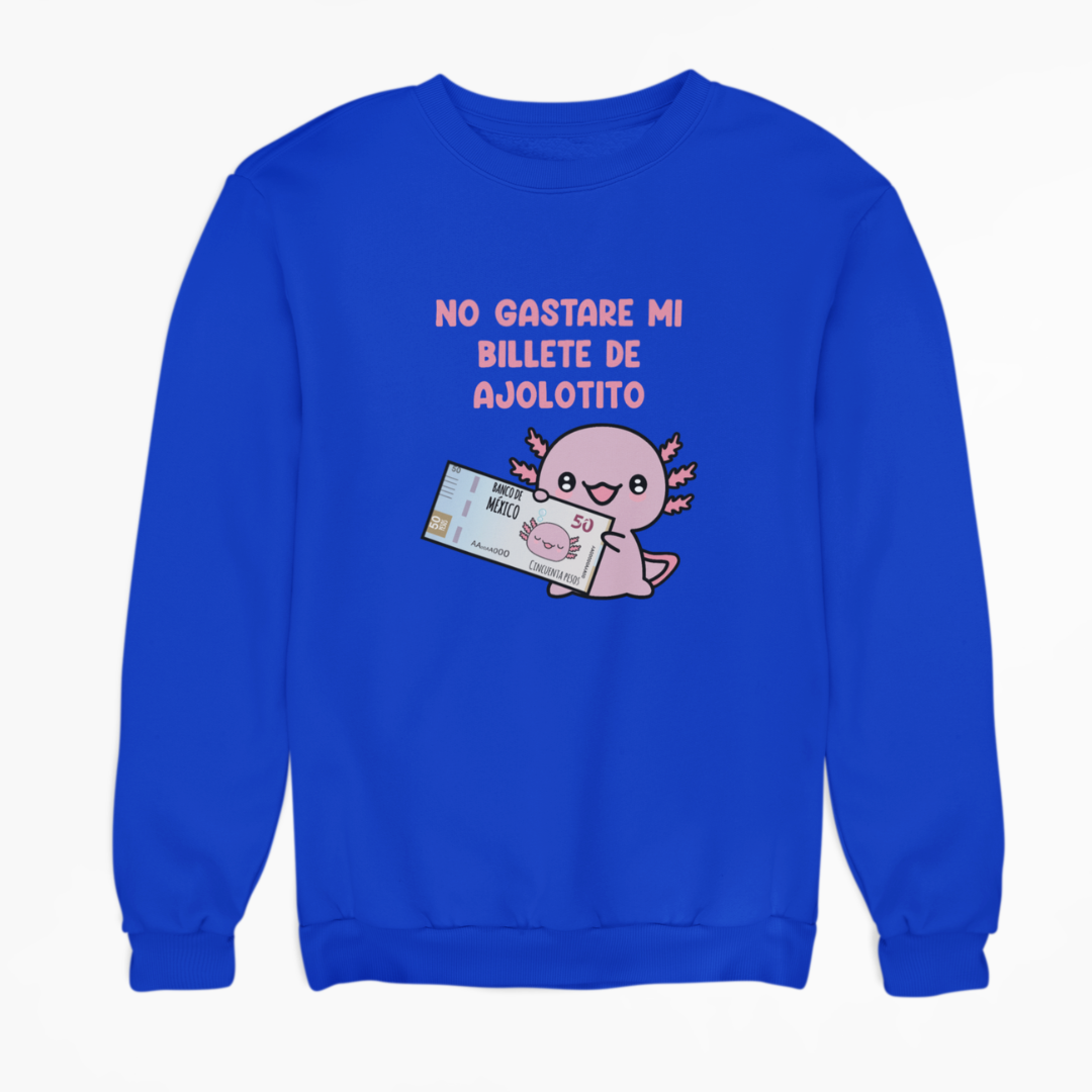 Sudadera Ajolote Billete Xo The Monster Unisex