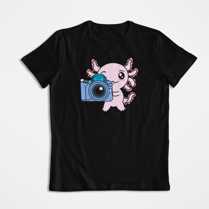 Playera Axolotzin Fotografo Ajolote