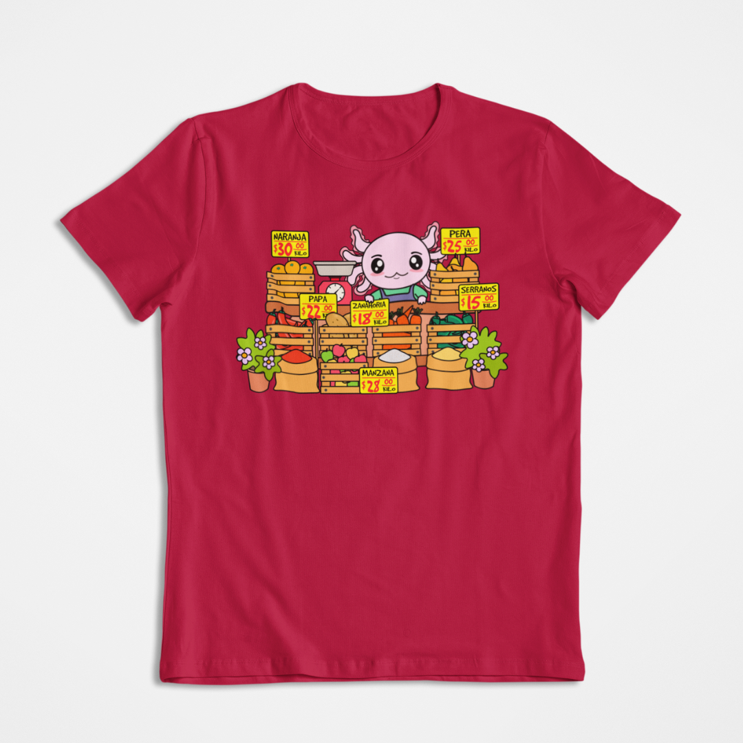 Playera Axolotzin Marchante Ajolote