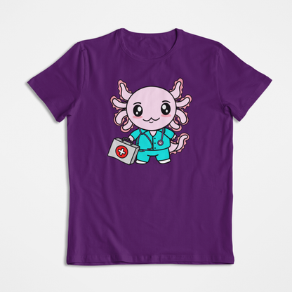Playera Axolotzin Enfermero Ajolote