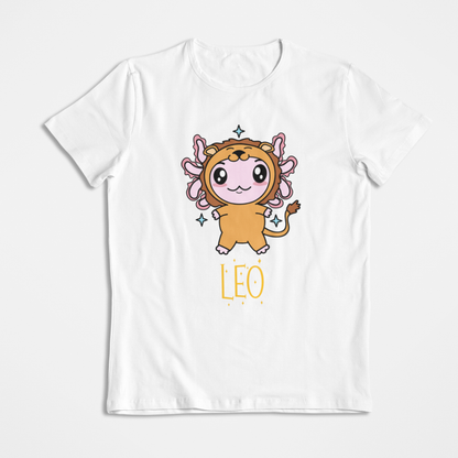 Playera Axolotzin Horoscopos Nombre Leo Ajolote