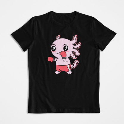 Playera Axolotzin Boxeador Ajolote