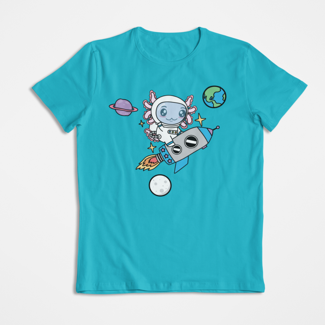 Playera Axolotzin Cohete Ajolote