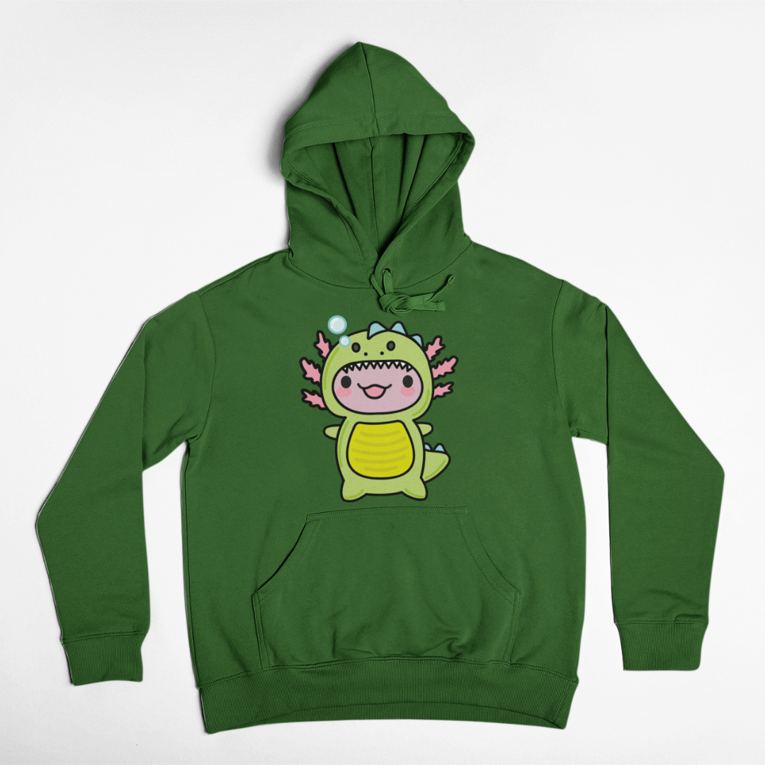 Hoodie Ajolote Dino Xo The Monster Unisex