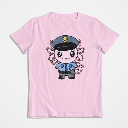 Playera Axolotzin Policía Ajolote