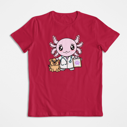 Playera Axolotzin Veterinario Ajolote