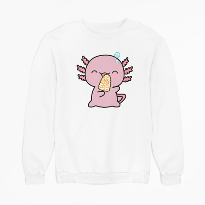 Sudadera Ajolote Comiendo Elote Con Chile Xo The Monster