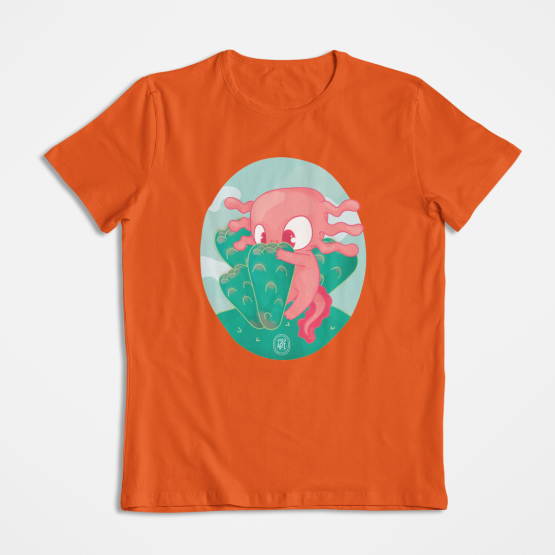 Playera Ajolotito Nopalito Mirari Chan