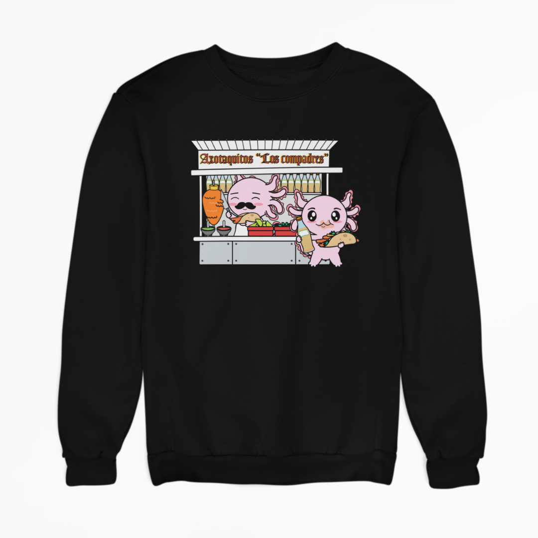 Sudadera Axolotzin Puesto De Tacos Ajolote Unisex