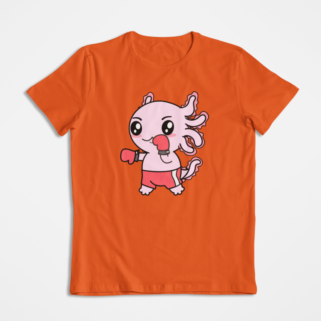 Playera Axolotzin Boxeador Ajolote