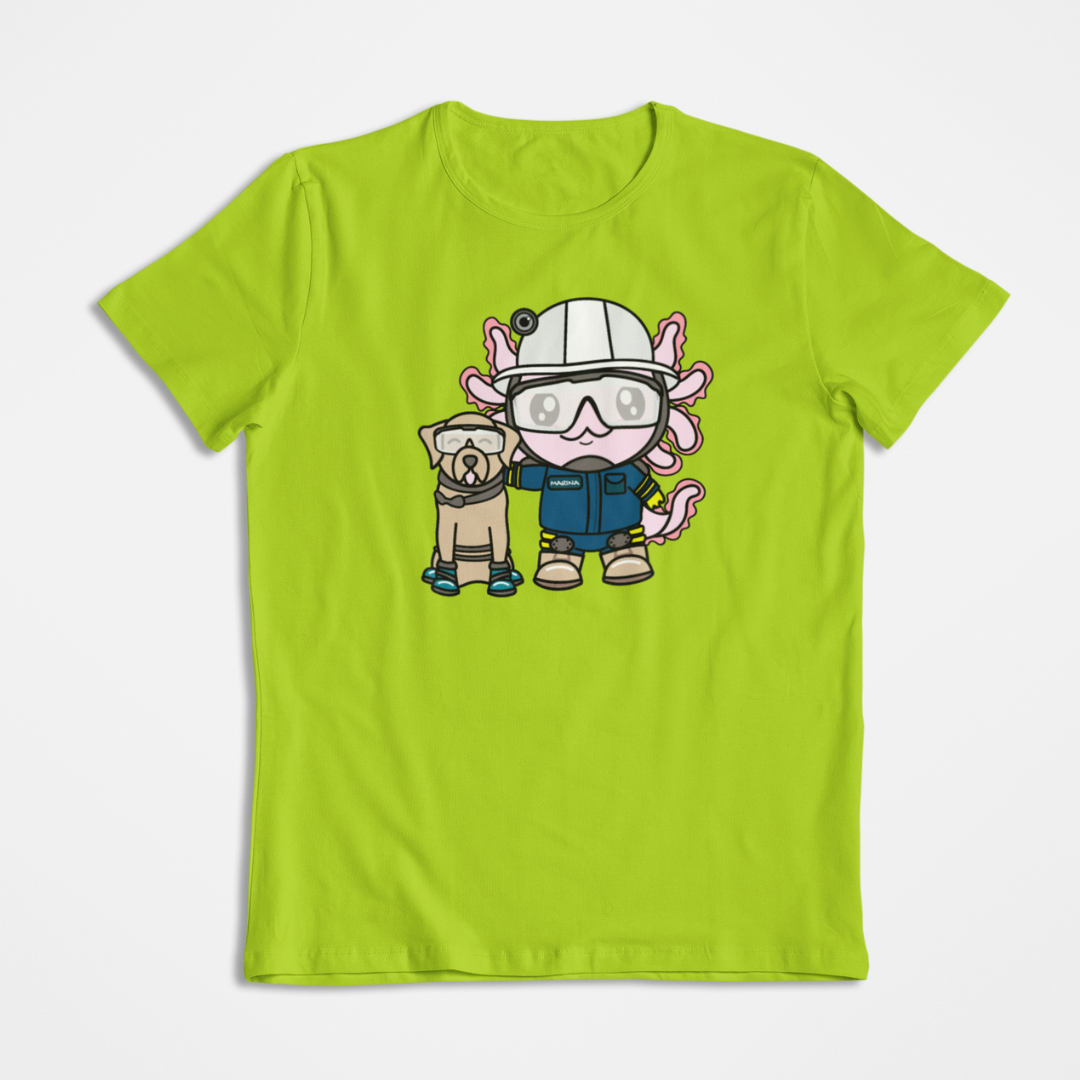 Playera Axolotzin Rescatista Ajolote